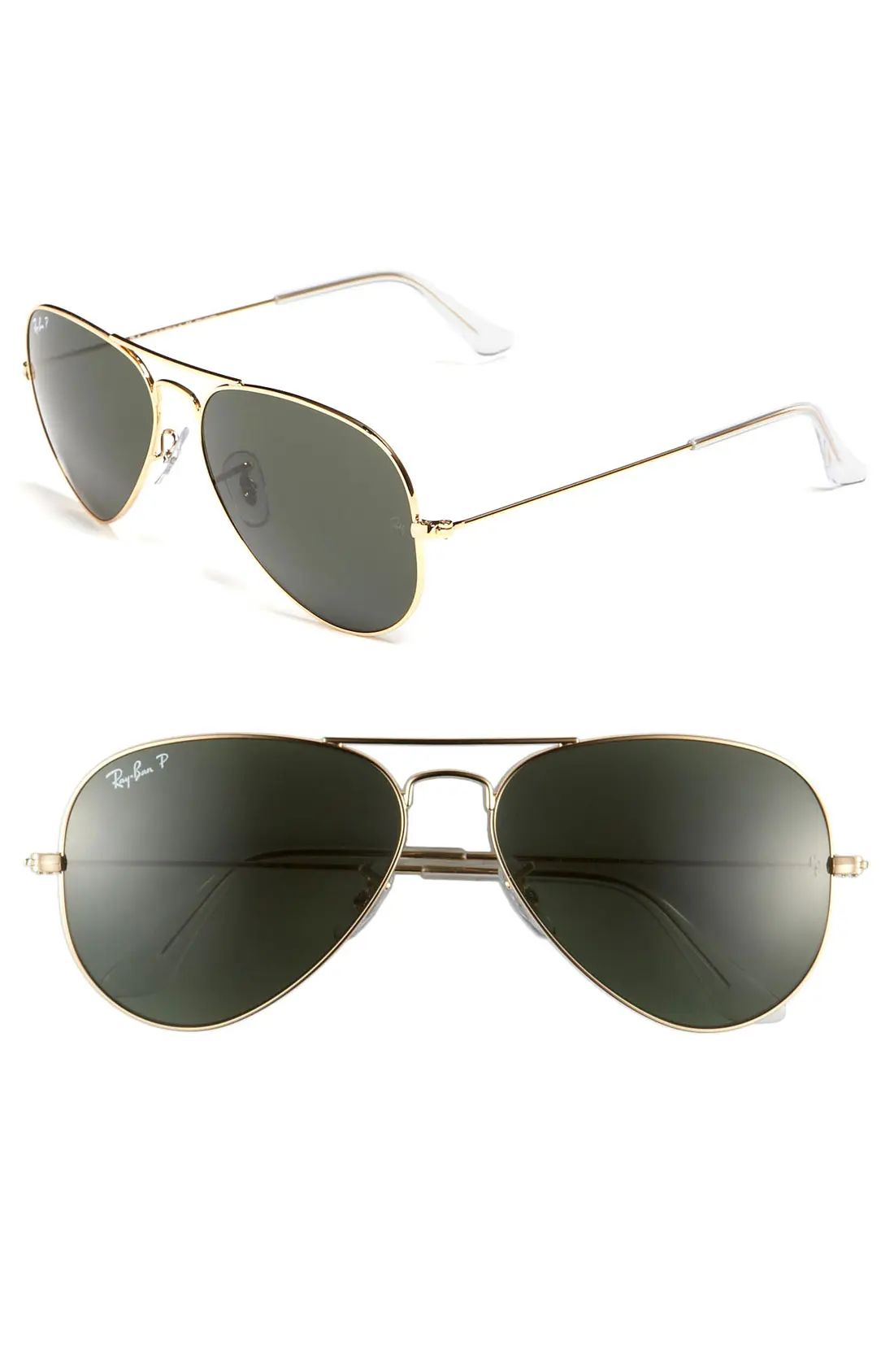 'Polarized Original Aviator' 58mm Sunglasses | Nordstrom