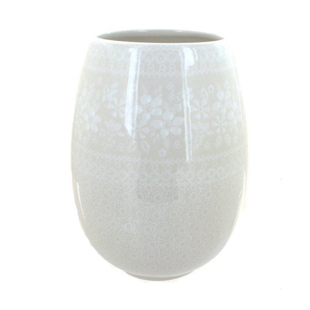 Blue Rose Polish Pottery White Lace Vase | Walmart (US)