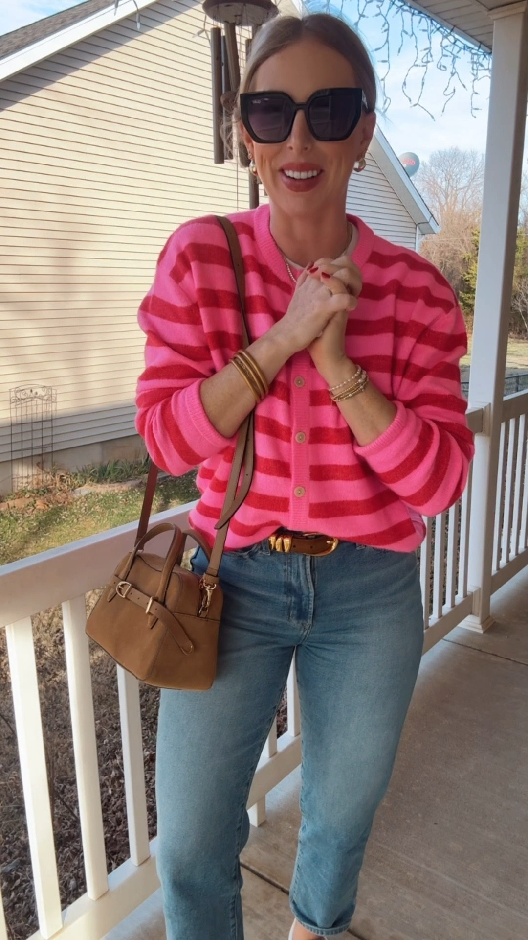 My outfit of the day! This bright striped cardigan is so fun. And my Pistola jeans are on major sale!

#LTKSaleAlert #LTKootd #LTKFindsUnder50