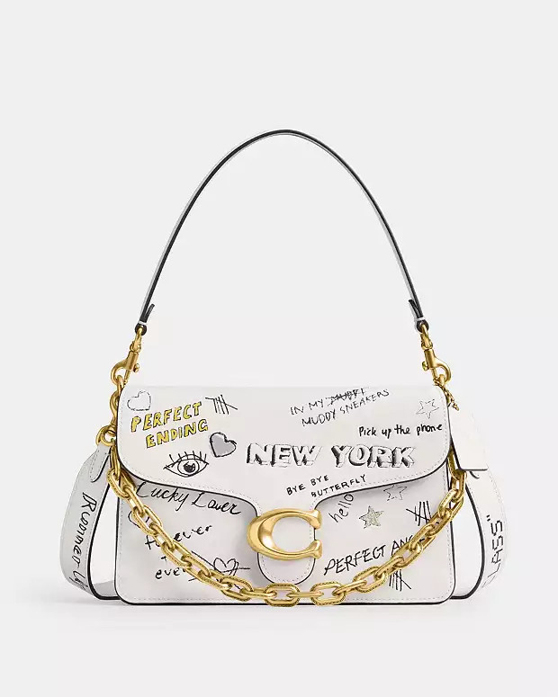 Chain Tabby Shoulder Bag With Sketch Print | Coach (US)
