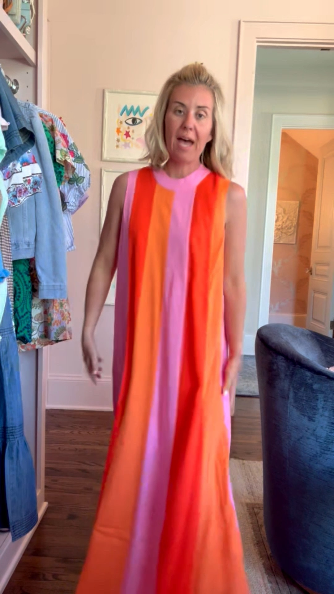 Ok…we are ALL going crazy over this dress! It’s so cute, so flowy and the colors are so good!! I’m in a small. 

#LTKmomlife #LTKPetite #LTKOver40