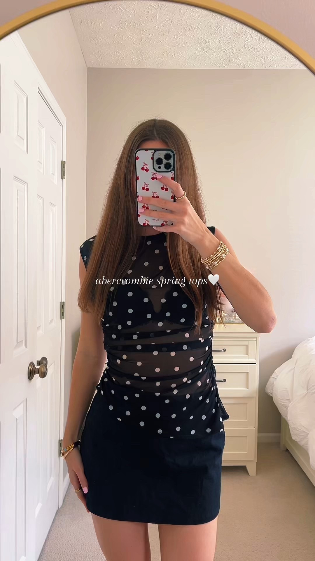 wearing a size small in both tops! 