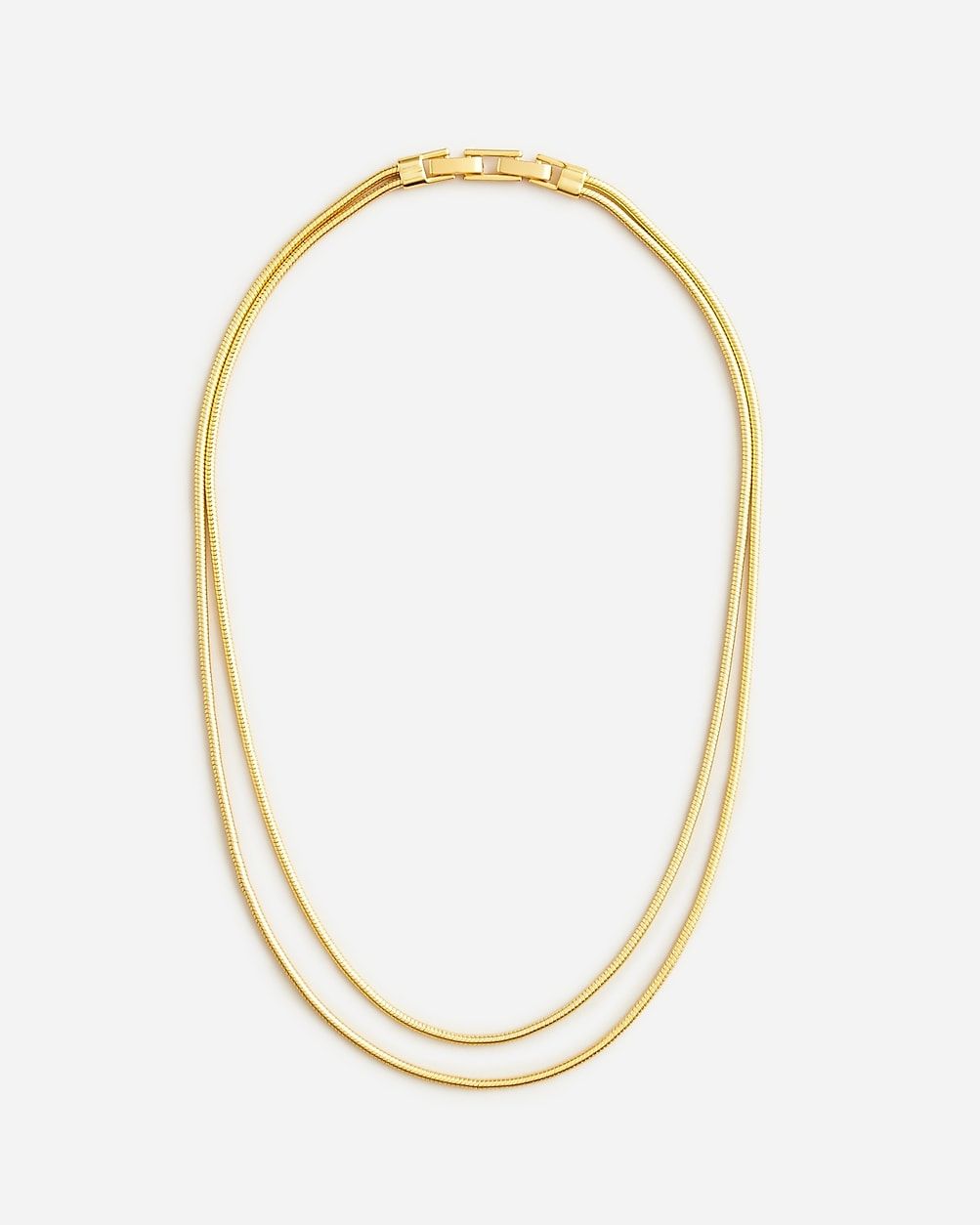 Layered chain necklace | J.Crew US