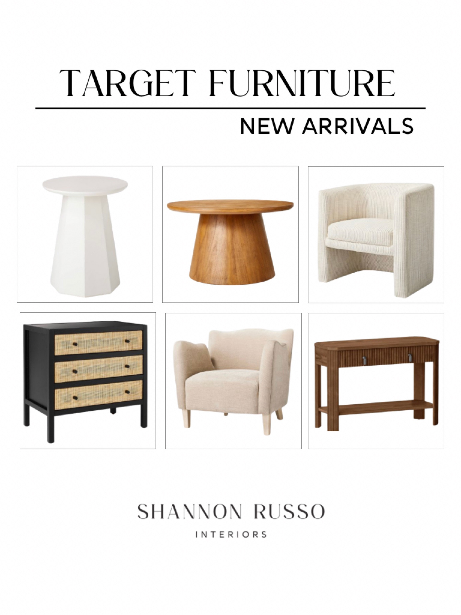 Target furniture finds! 

Side table, white side table, round coffee table, small round table, accent chair, upholstered chair, wingback chair, night stand, small dresser, rattan dresser, 3 drawer dresser, entry table, small table, affordable home finds, home decor, budget home, furniture savings, transitional decor, coastal decor, organic design, Studio McGee, Hearth and Hand by Magnolia

#LTKhome #LTKfamily #LTKstyletip