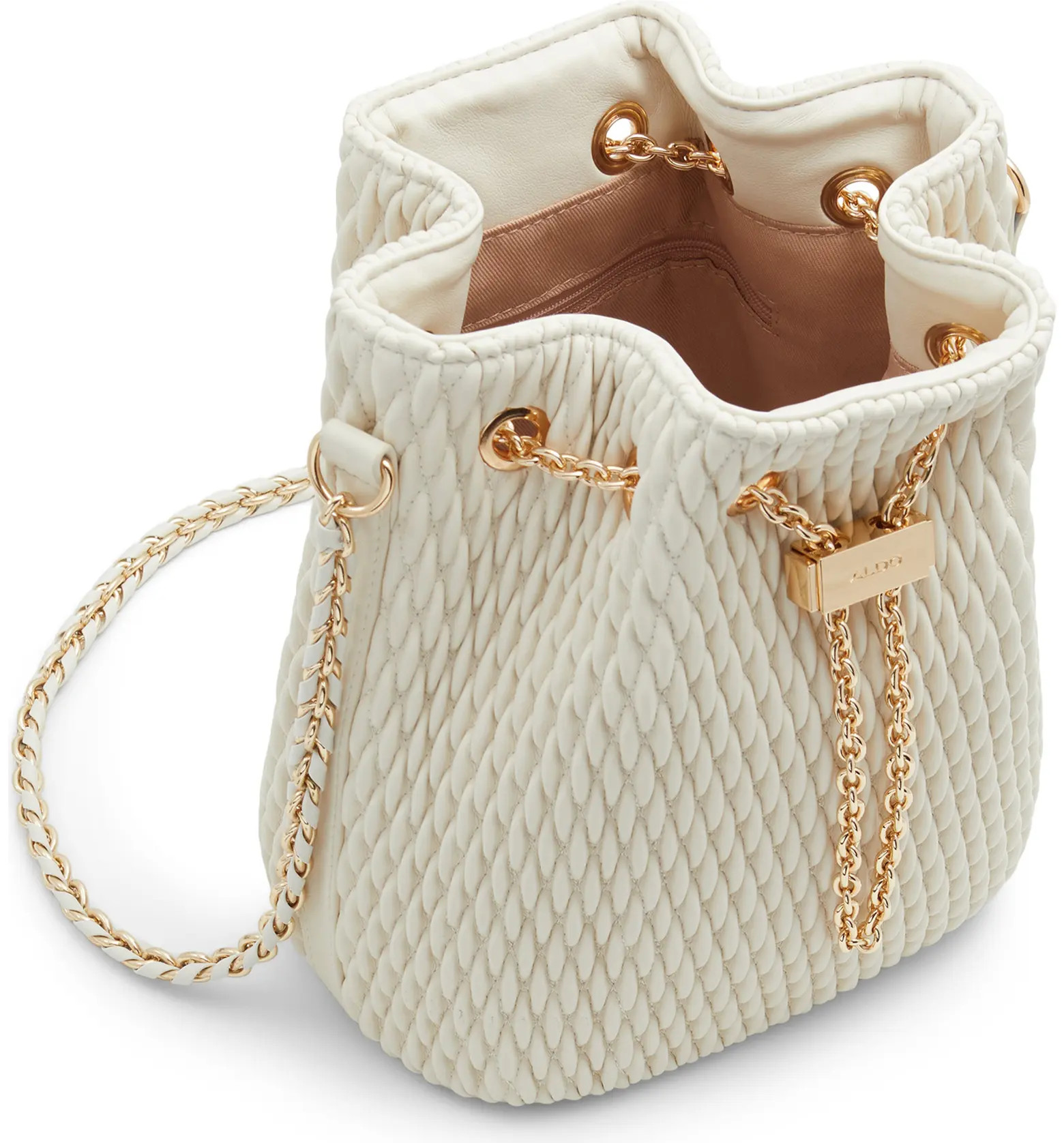 Natalya Quilted Faux Leather Bucket Bag | Nordstrom