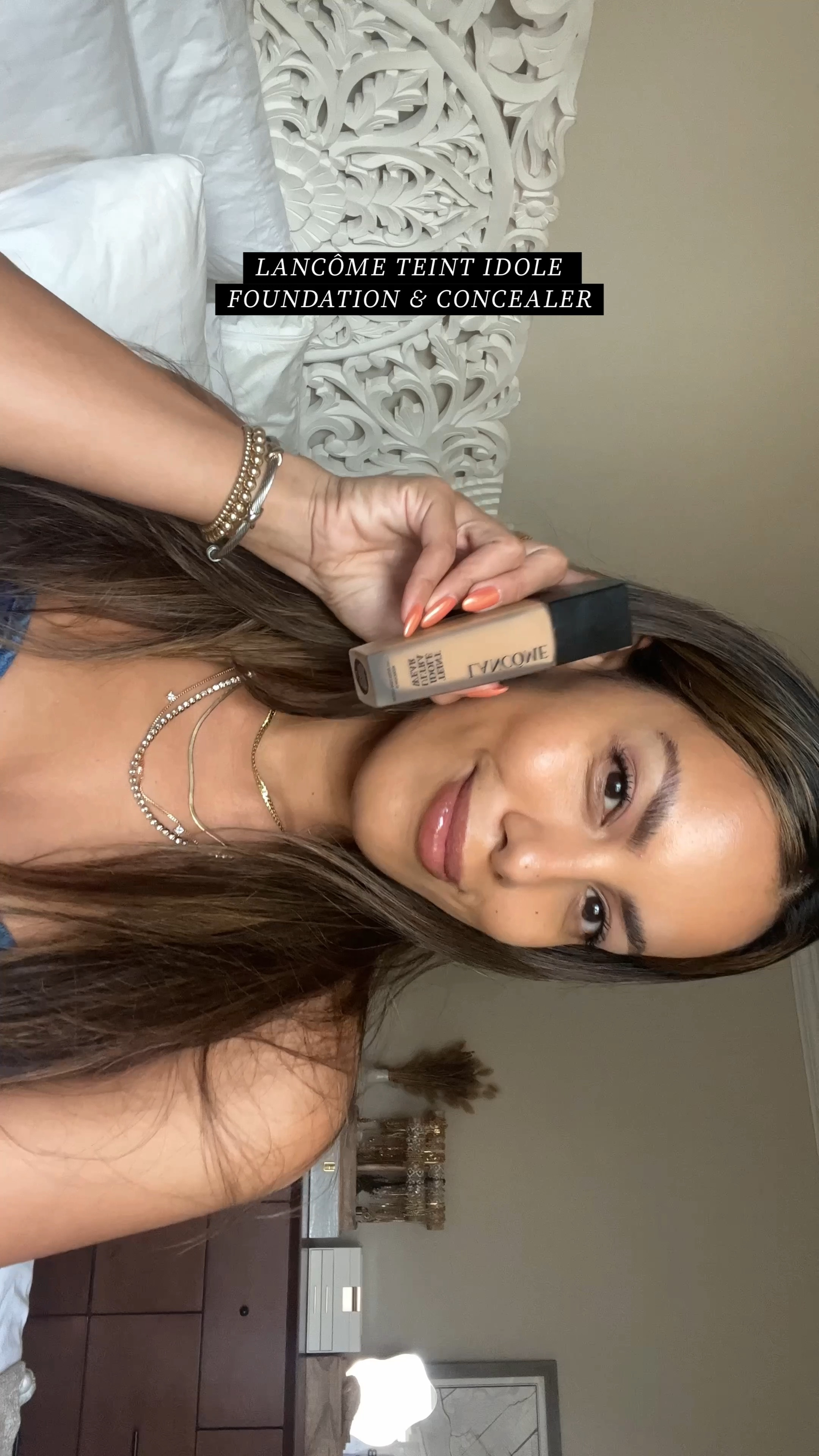 Truly my favorite foundation and concealer combo right now ✨ @lancomeofficial 

The Lancôme Teint Idole Ultra Wear Foundation is a buildable full coverage foundation with a natural matte finish. It's the thinnest and most breathable formula yet while still being waterproof and sweat resistant.  Also contains skin-loving ingredients like Hyaluronic Acid, Vitamin E, Moringa Seed Extracts and Prebiotics. Honestly perfect to wear day to night because it goes on so smooth. 

Pair it with the Lancôme Teint Idole Ultra Wear All Over Concealer 🤌🏽 this is my new holy grail combo. Also infused with skin-loving ingredients, this multi-use concealer provides up to 24H of hydration and comfort in a natural matte finish. The ultra-blendable formula and precise tip applicator target dark spots, blemishes, and redness without settling into fine lines or creasing. When I say this concealer is absolute PERFECTION, I mean it. ✨💕 it won the 2022 Allure Best of Beauty Base Award. 

#lancôme #lancomebeauty #lancomepartner #lancometeintidole #lancomefoundation 

Lancôme foundation, Lancôme concealer, Lancôme beauty, Lancôme makeup, luxury beauty, Lancôme beauty review, makeup tips, Makeup tutorial

#LTKbeauty