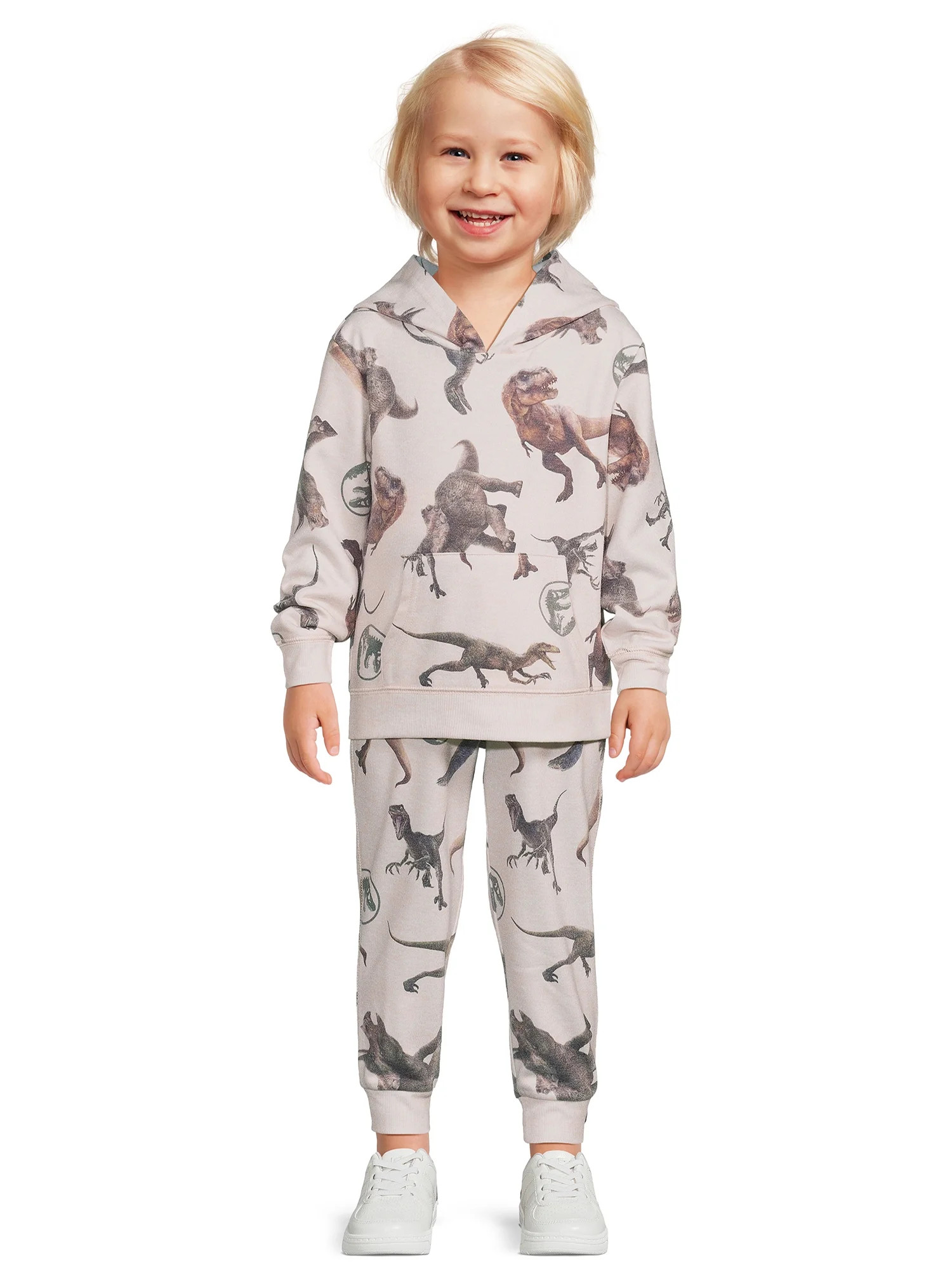 Jurassic Park Toddler Boy Fleece Hoodie and Joggers Set, 2-Piece, Sizes 12M-5T | Walmart (US)