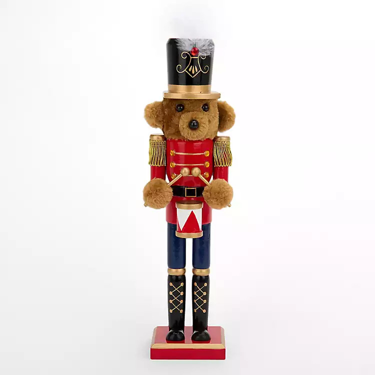 Teddy Bear Nutcracker Figurine, 15 in. | Kirklands
