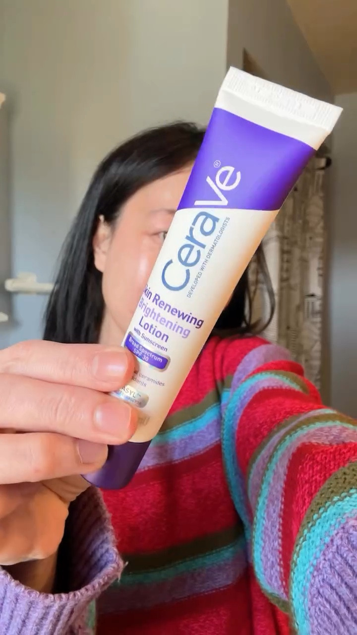 Trying the NEW @cerave Skin Renewing Brightening Lotion SPF30

Okay this is my New favorite sunscreen, I already loved their original SPF 30, but this new #CeraveBrighteningLotion instantly caught my attention, it packed with Melasyl technology, Niacinamide & SPF30 to help target dark spots and uneven skin tone, it’s pretty amazing for my acne skin!

It feels lightweight, blends invisibly, and keeps my skin hydrated all day long, this one is definitely a must-have skincare product!✨

Have you added this to your routine yet?

#CeraVe #darkspot #SPF30Protection #glowskin

#LTKgrwm #LTKmorningroutine #LTKBeauty