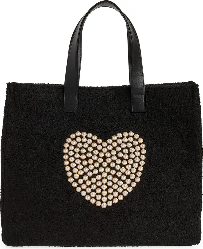 btb Los Angeles Heart Teddy Tote | Nordstrom | Nordstrom