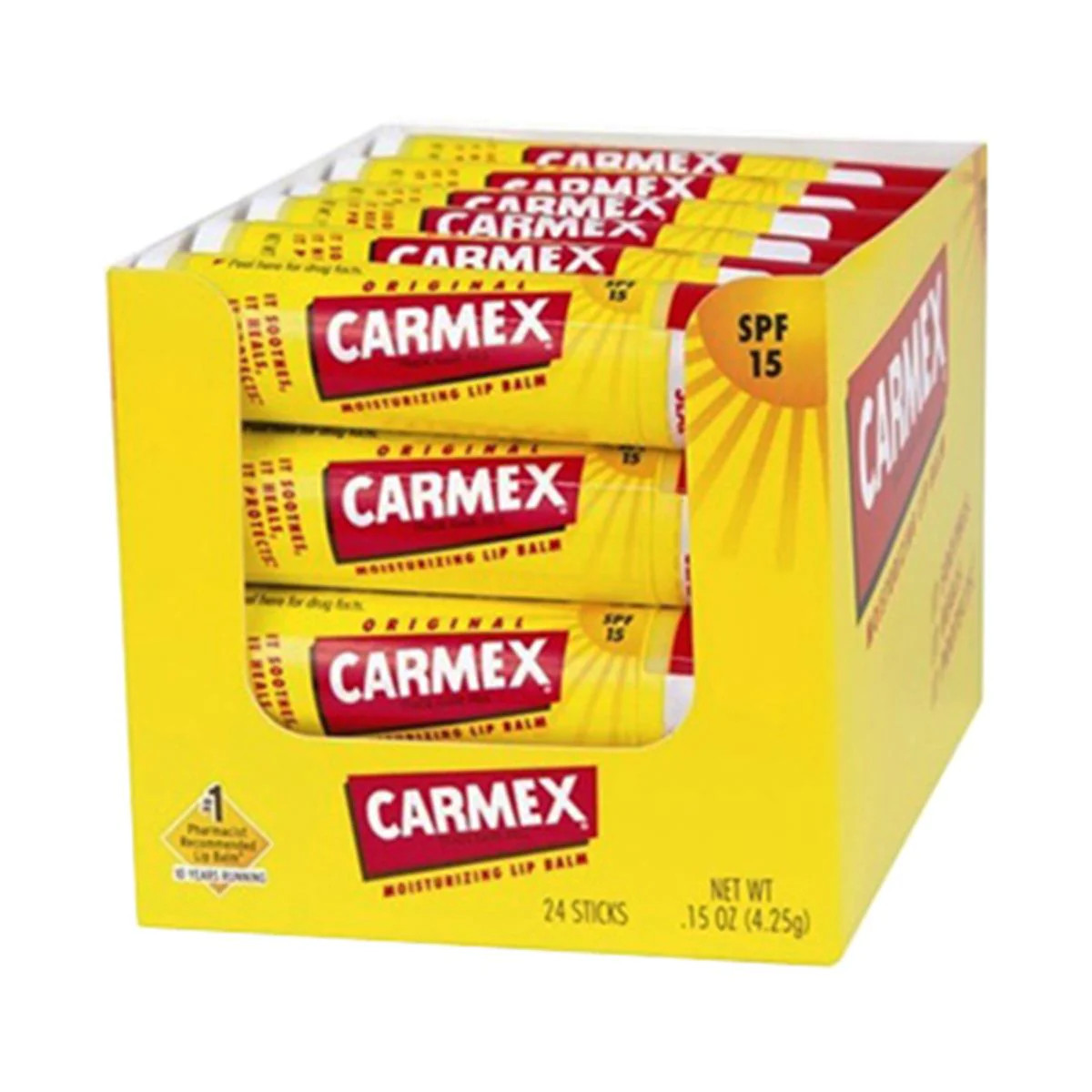 Carma Laboratories 00117-12 1.5 oz. Carmex Lip Balm, Pack Of 24 | Shop Simon
