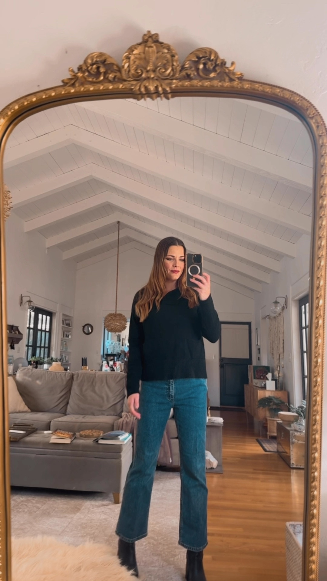 Same jeans! In other colors too (and on major sale) 🖤

#LTKStyleTip #LTKShoeCrush #LTKSaleAlert