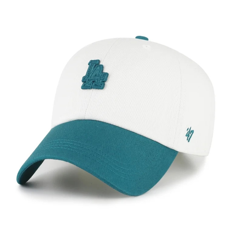 Men's '47 White/Teal Los Angeles Dodgers Contemporary Tonal Clean Up Adjustable Hat | Walmart (US)