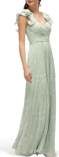 Ruffle Strap Gown | Nordstrom