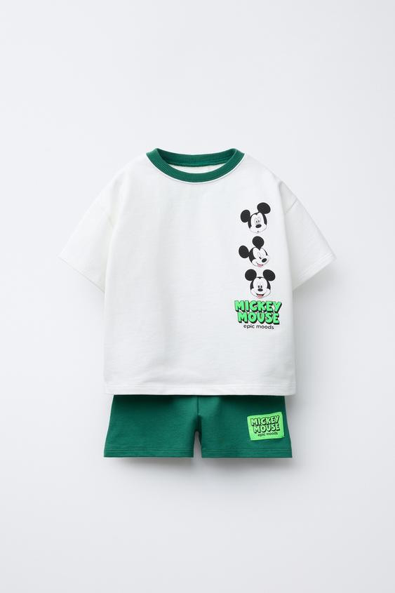 MICKEY MOUSE © DISNEY T-SHIRT AND SHORTS SET | Zara US