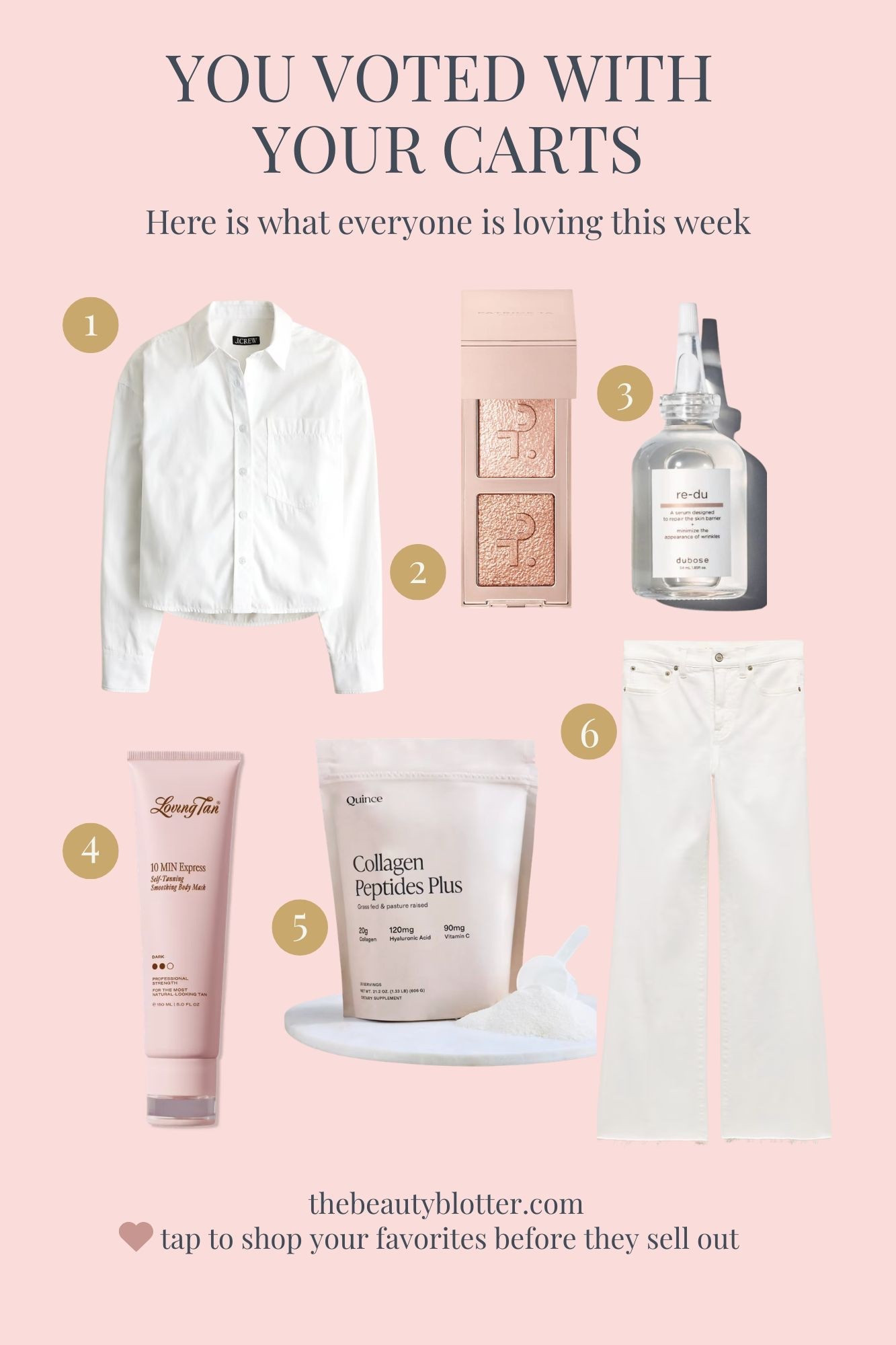 This weeks bestsellers 

#LTKOver40 #LTKBeauty