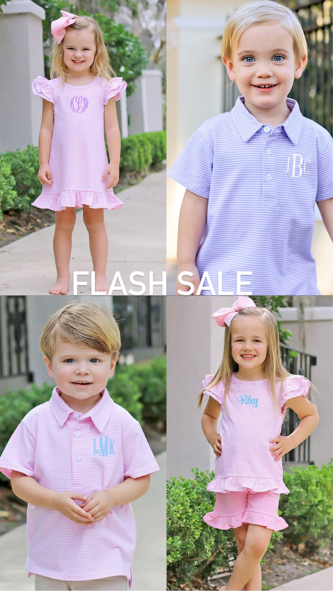Flash sale, and half price monograms! 🏃🏽‍♀️  don’t walk!!

#LTKfindsunder50 #LTKSpringSale #LTKkids