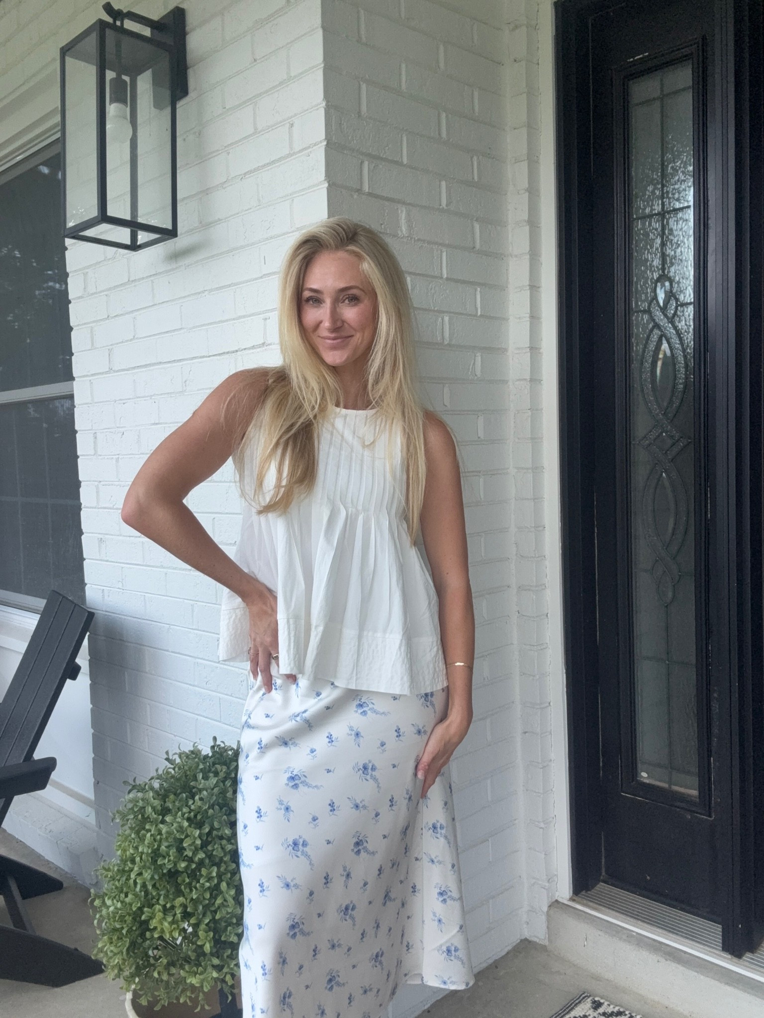 This Amazon tank is so affordable and perfect for transitioning into fall! Wearing it with a skirt for (church) today, but it would be so cute with a pair of jeans. #falltransition

#LTKootd #LTKmomlife