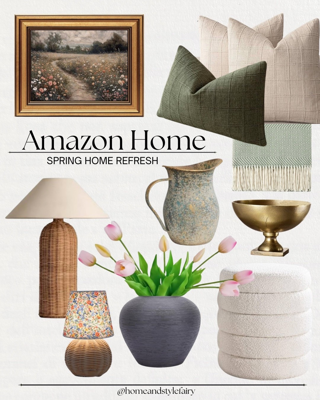 Inspiration for a curated home. 
Stunning pieces I've selected to decorate your home for a Spring season✨
Art wall picture, bowl, stems, Easter decor, throw pillow cover, storage ottoman, table lamp, vase, Wicker Table Lamp, throw blanket, tulips 

#homeinspo #neutralhome #neutraldecor #LTKcanada #LTKspring

#LTKsale #LTKhome #LTKstyletip