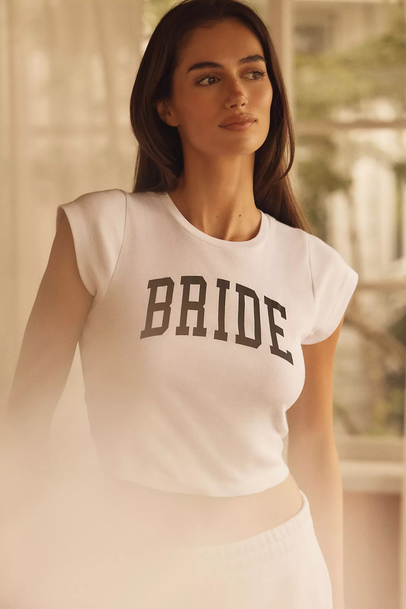 By Anthropologie Weddings Bride Baby Tee | Anthropologie (US)