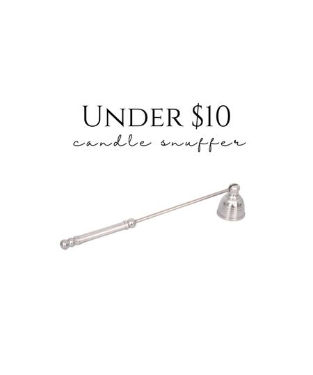 $7 silver candle snuffer! ✨ look for less home decor candle accessories 

#LTKHome #LTKFindsUnder50 #LTKSaleAlert