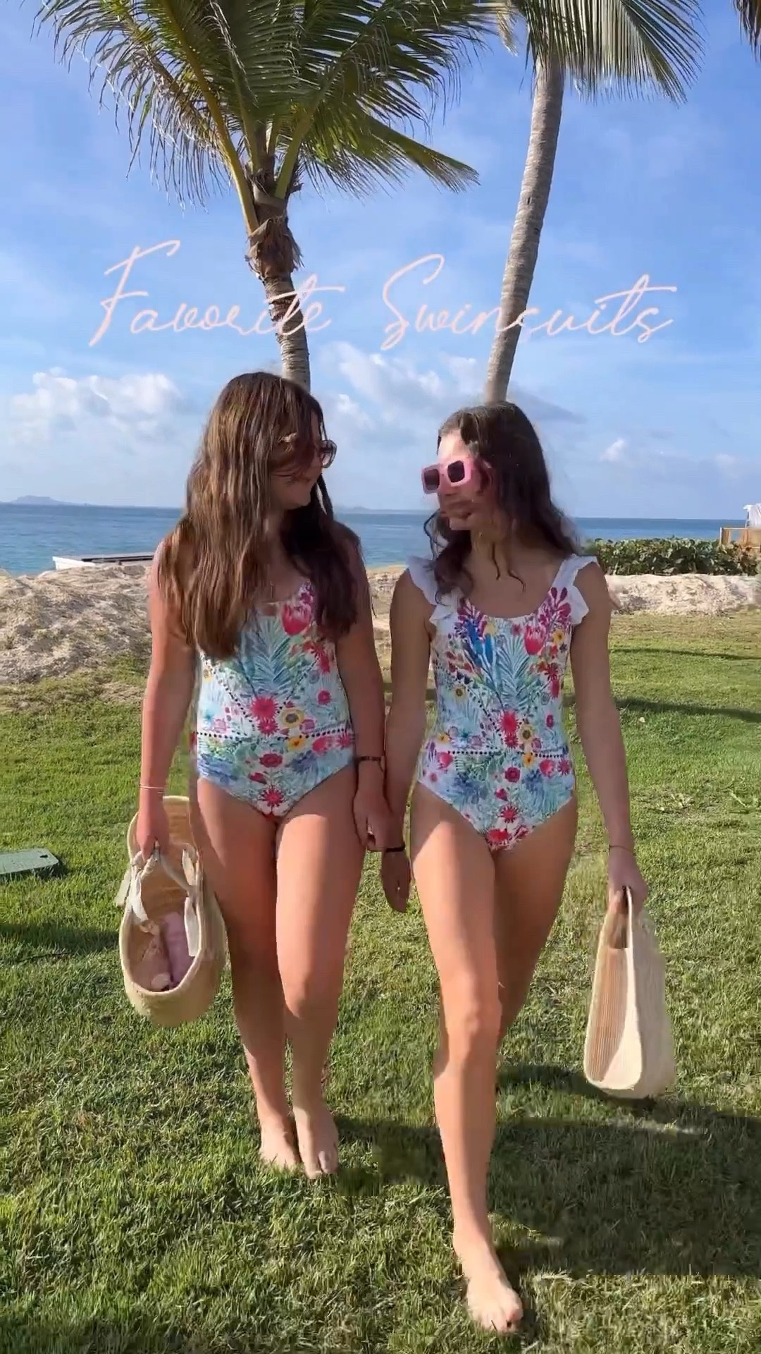 Stella Cove Girls Celebrate Pink Ruffle Bikini Swimsuit