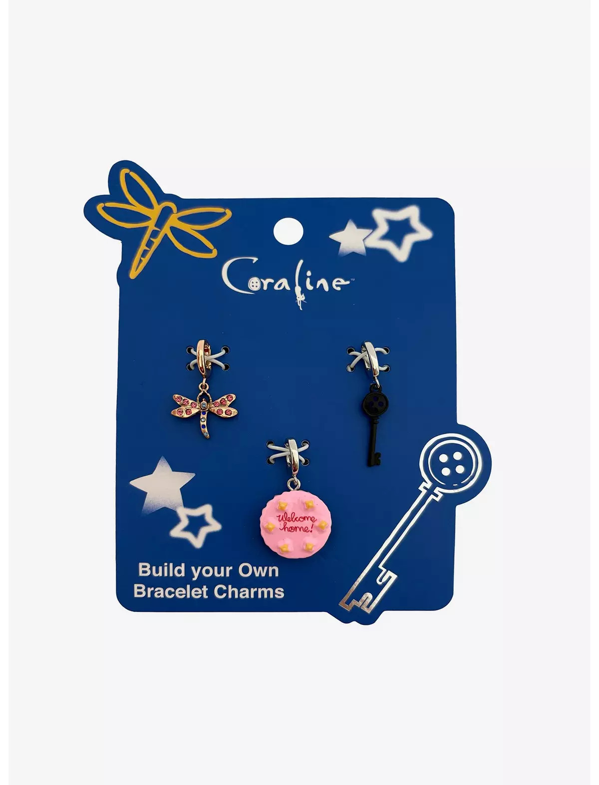 Coraline Key Icons Jewelry Charm Set | Hot Topic | Hot Topic