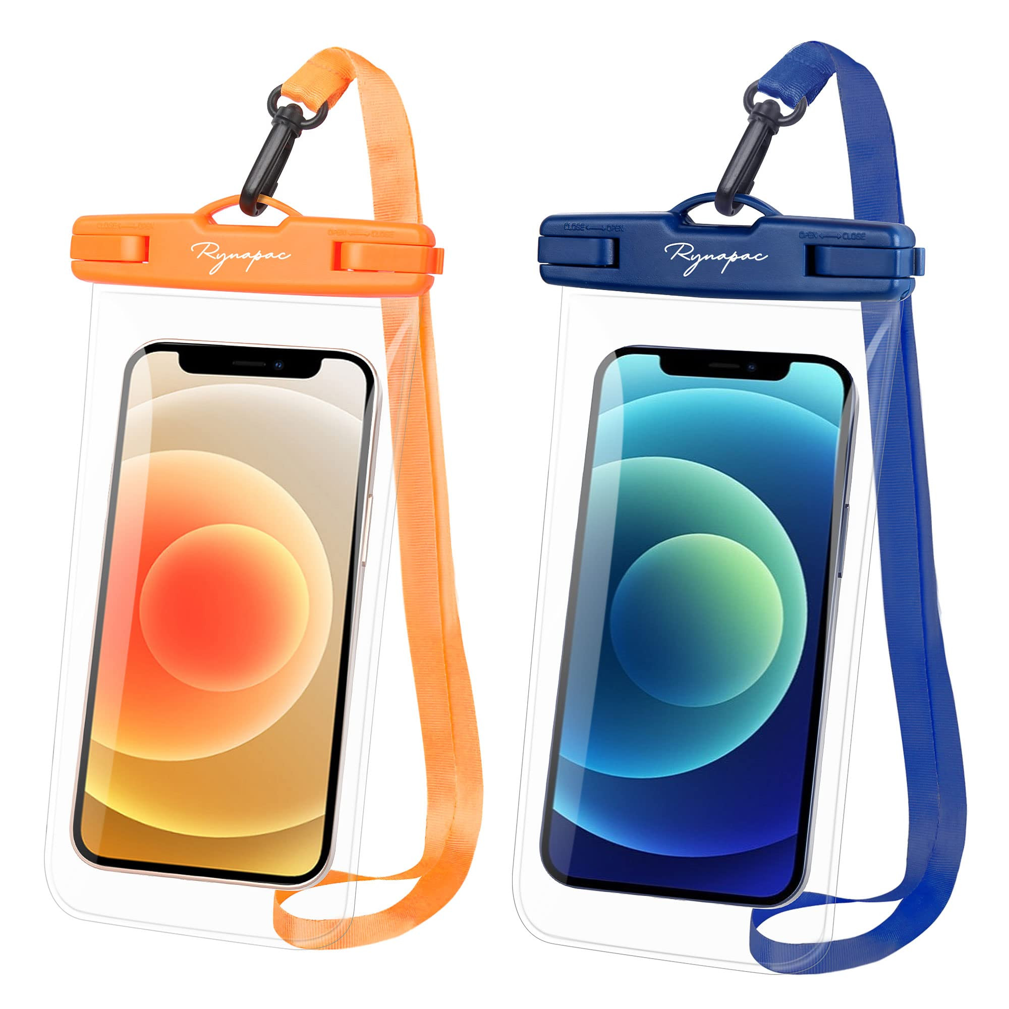 Waterproof Phone Pouch Bag - 7.5in, 2 Pack IPX8 Waterproof Phone Case for iPhone 16 15 14 Pro Max... | Amazon (US)