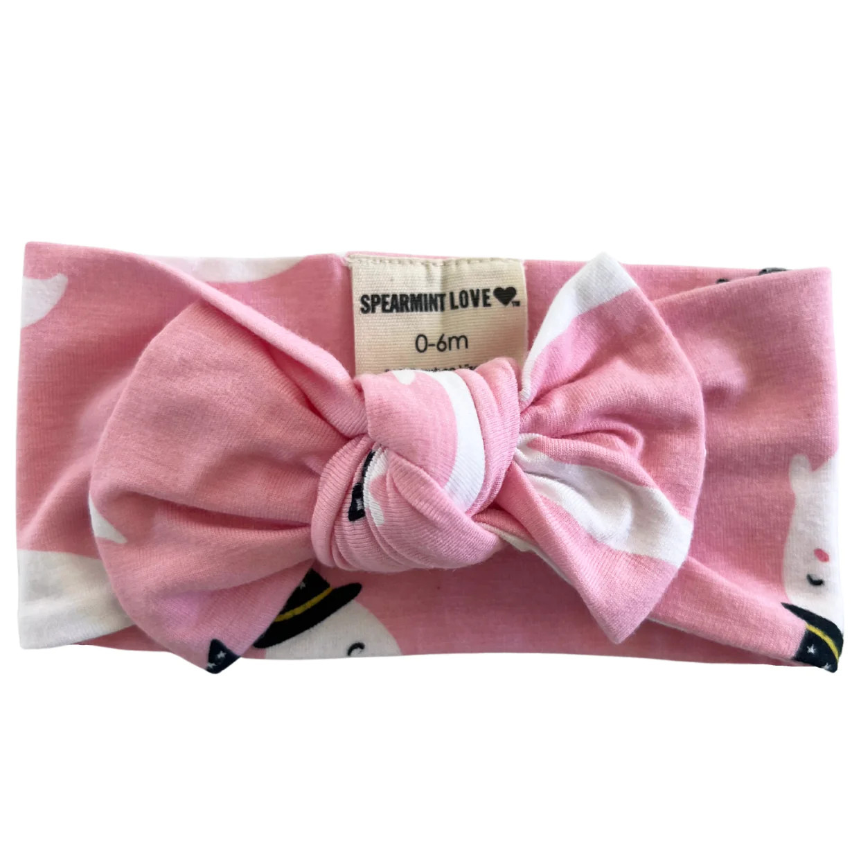 Knot Bow, Pink Ghost | SpearmintLOVE