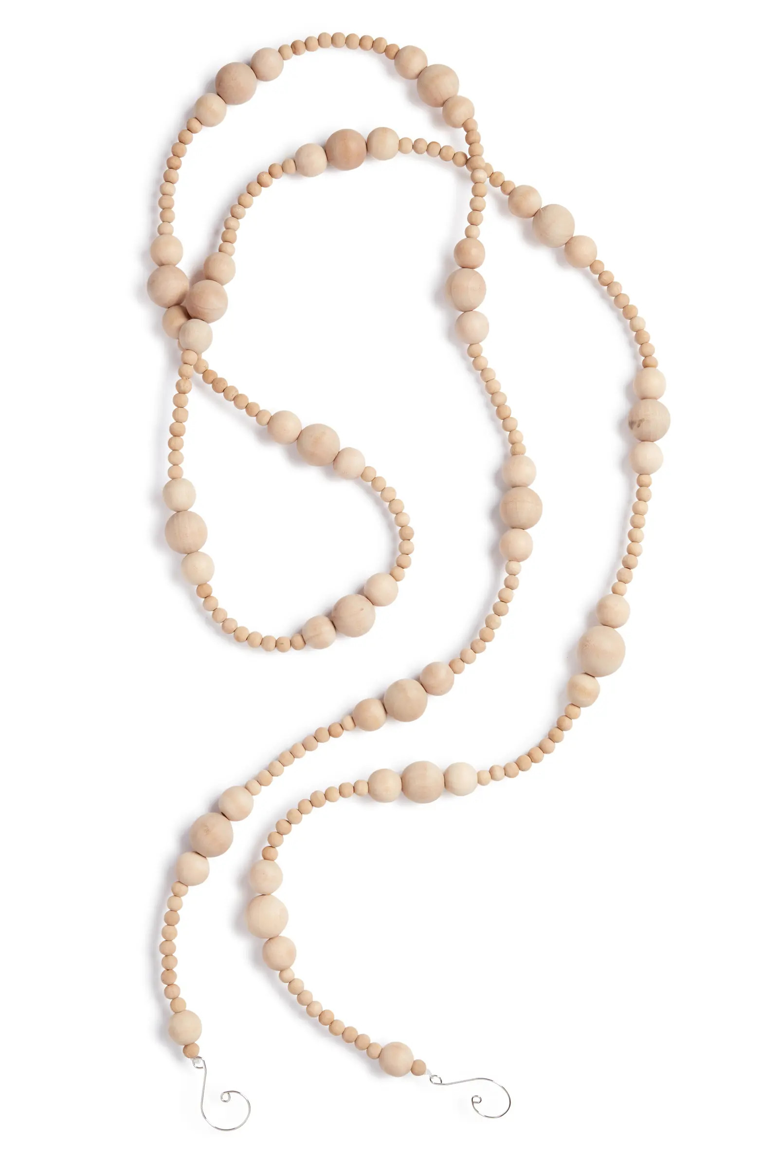 Nordstrom Wooden Ball Garland | Nordstrom | Nordstrom