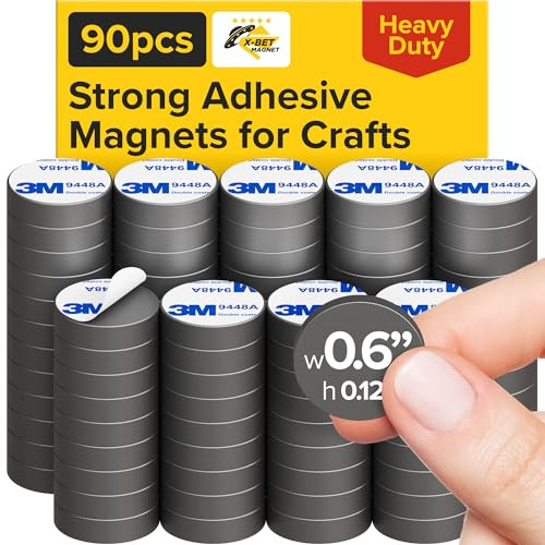 X-bet MAGNET Heavy Duty Magnets for Crafts - Ultra Strong Round Magnets for DIY, Home Space Organ... | Amazon (US)