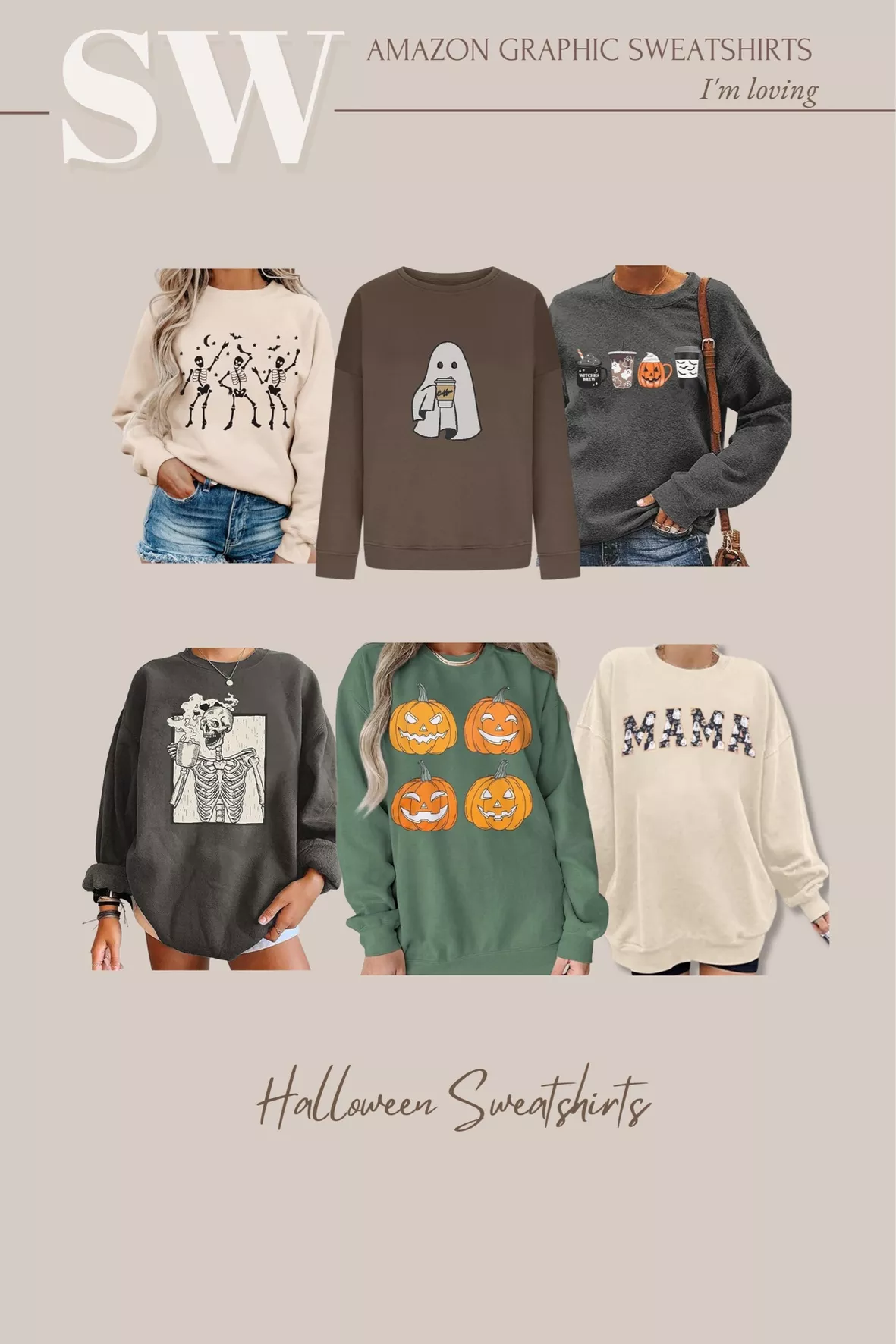 3 Cute Outfits with Graphic Sweatshirts - Merrick's Art
