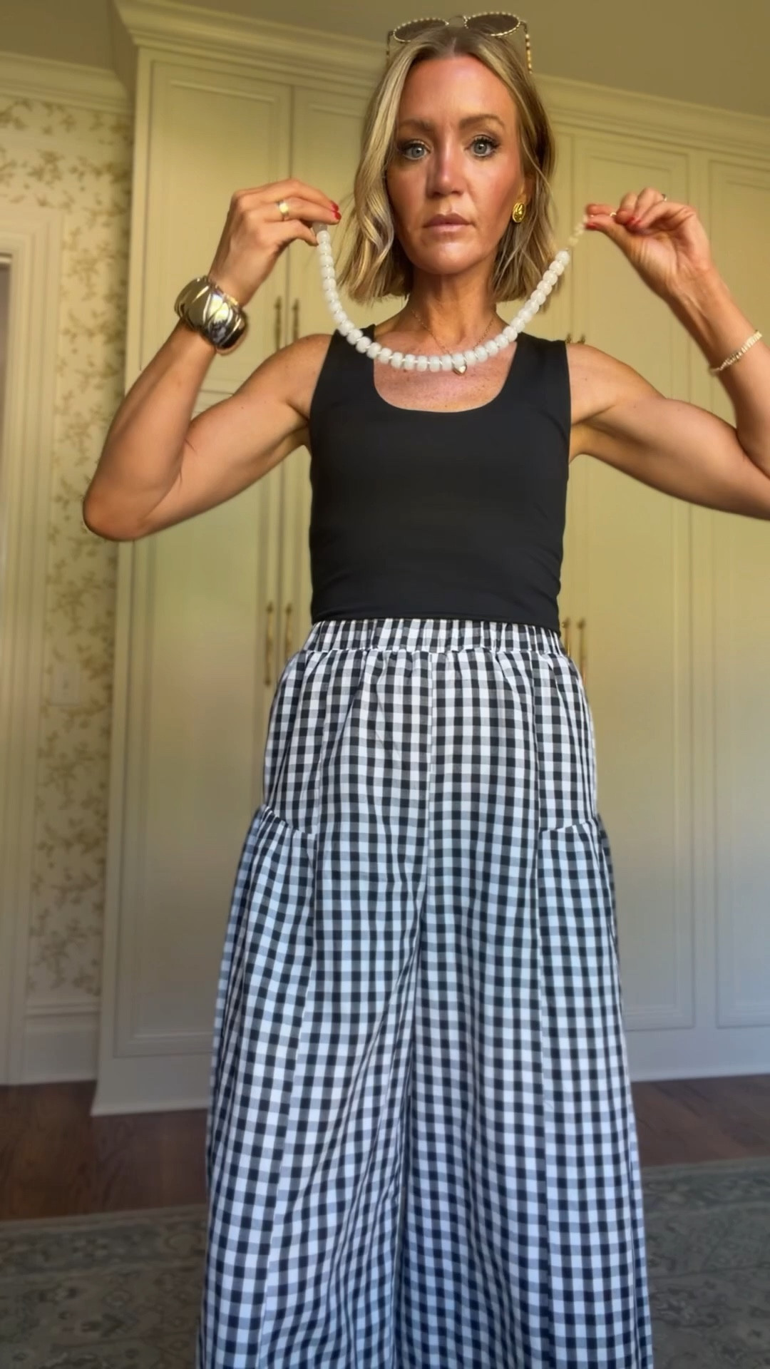 Small in tank and pants 