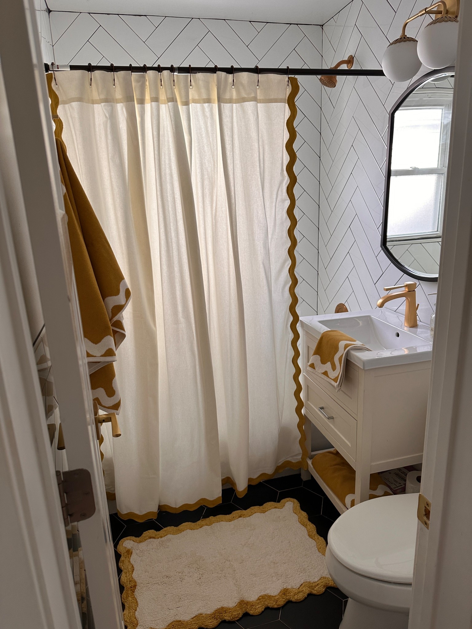 I changed my shower curtain to this cute scalloped one! 

#LTKSeasonal #LTKHome #LTKStyleTip