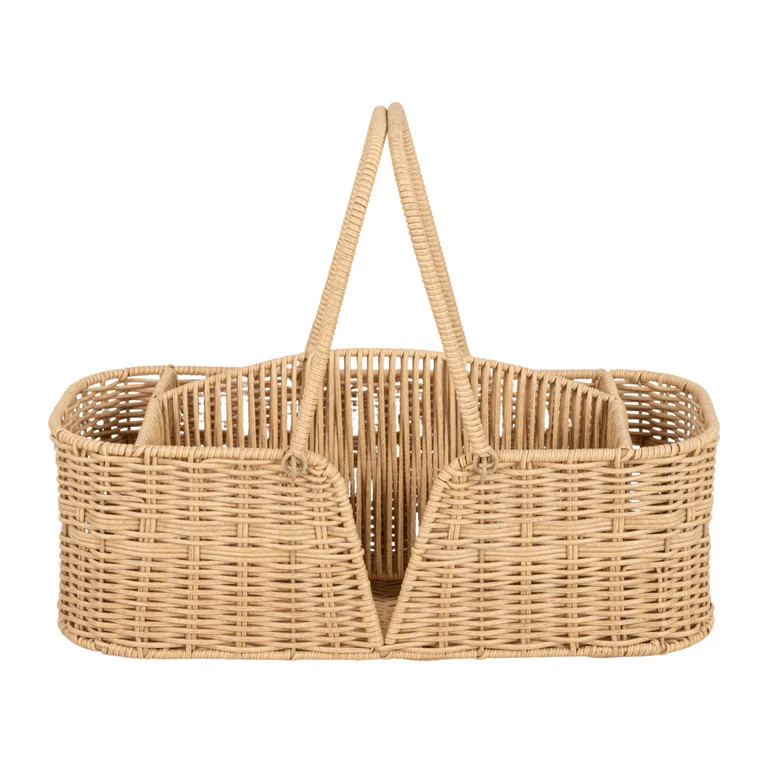 Better Homes & Gardens Rattan Wide Caddy | Walmart (US)