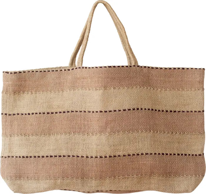 Will & Atlas Khari Wide Market Shopper Jute Tote | Nordstrom | Nordstrom