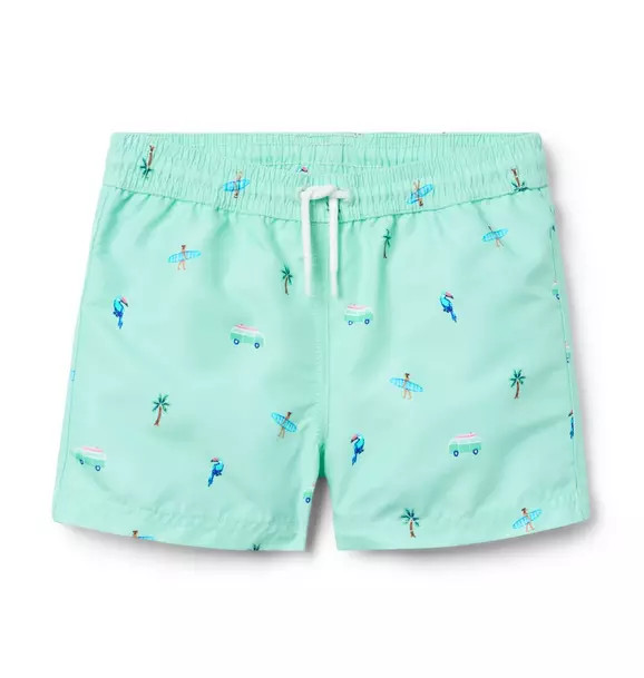 Recycled Surfer Swim Trunk | Janie and Jack