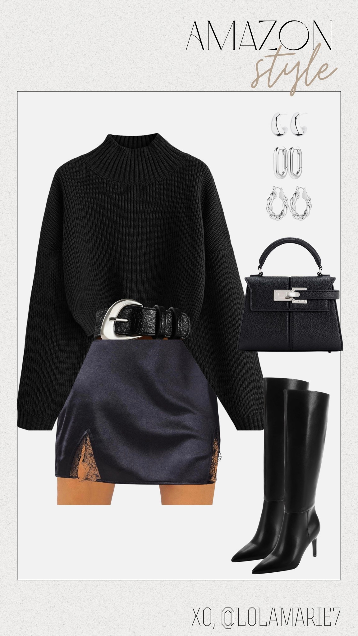 Amazon Style 

#allblackoutfit #holidaystyle #amazonstyle 

#LTKHoliday #LTKFindsUnder50 #LTKootd