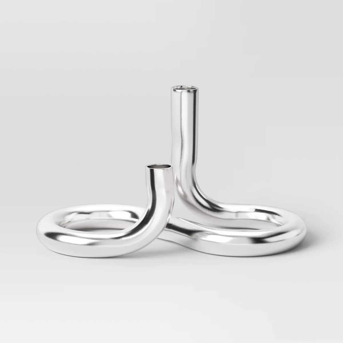 Silver Loop Taper Candle Holder - Threshold™ | Target