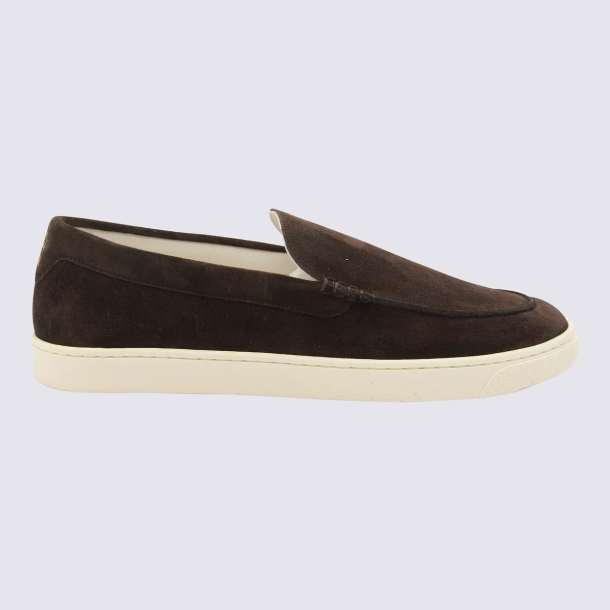 Brunello Cucinelli Dark Brown Leather Loafers | Italist.com US