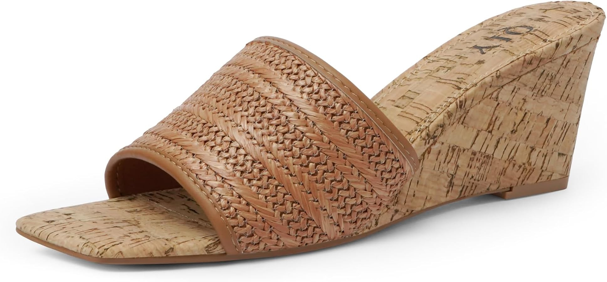 Wedge Sandals for Women Open Toe Wedge Heels for Women Square Toe Wedge Mules | Amazon (US)