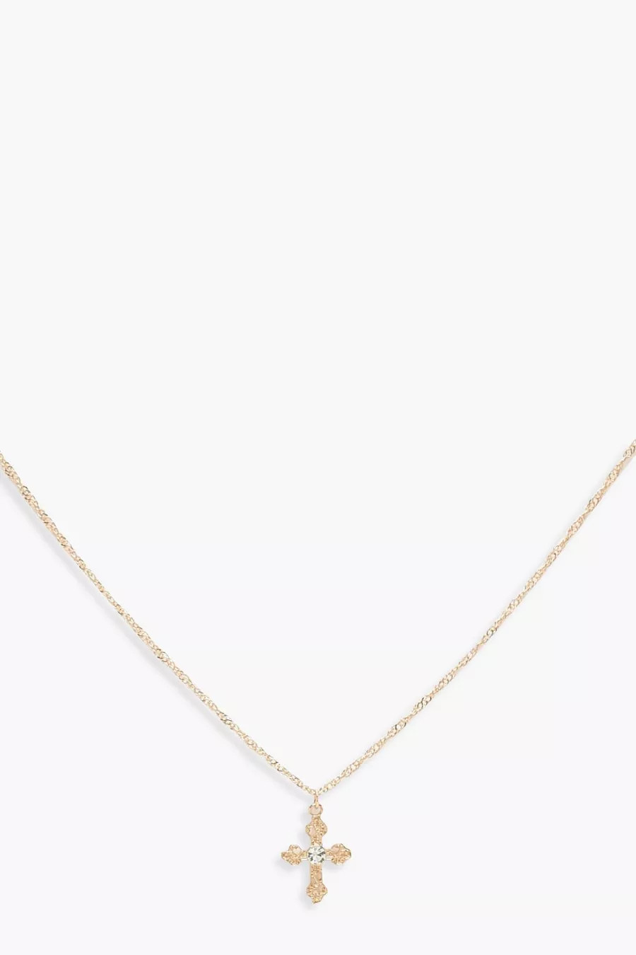 Delicate Cross Choker | boohoo (US & Canada)