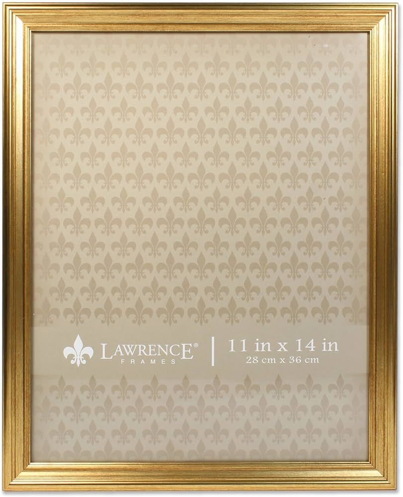 Lawrence Frames 536211 11x14 Sutter Burnished Gold Picture Frame | Amazon (US)