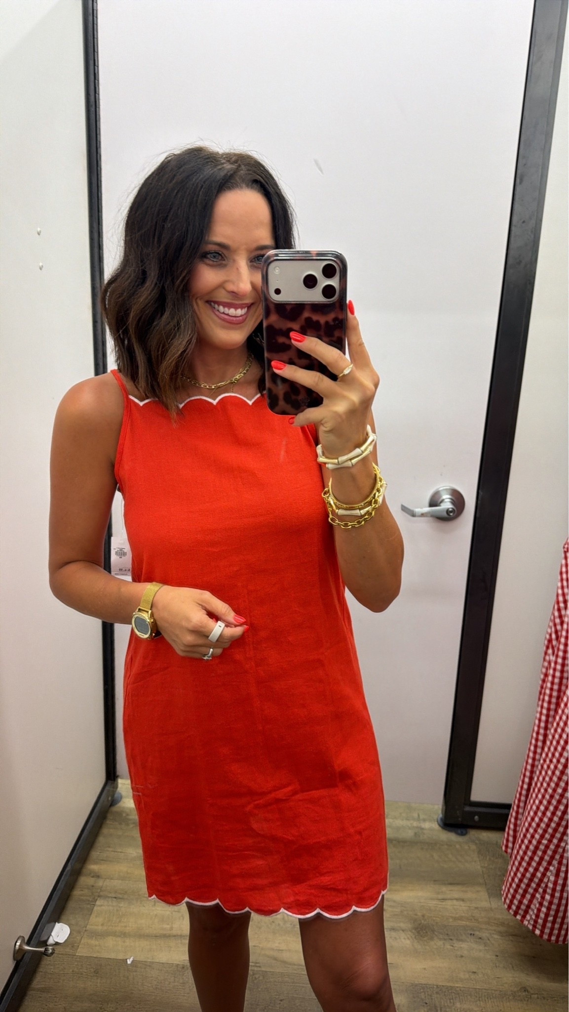 The scallop trim detail is what sold me!

Size XS
5’3 for reference

#oldnavystyle #oldnavyfinds #summerdress #redandwhite #vacaystyle #affordablefashion #oldnavyfashion #summeroutfit #ltkstyle #budgetfriendlyfashion