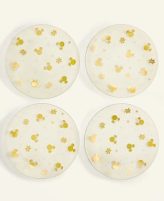 Disney | Macy's Mickey Mouse Icon Appetizer Plates, Set of 4, Macy's Exclusive - Macy's | Macy's