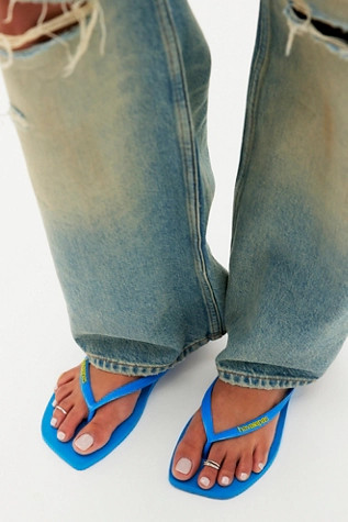 Havaianas Slim Square Flip Flops | Free People (Global - UK&FR Excluded)