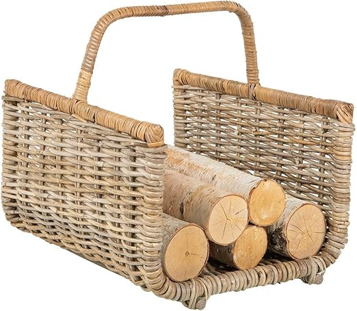 Kobo Fire Log Basket, Gray-Brown | Amazon (US)