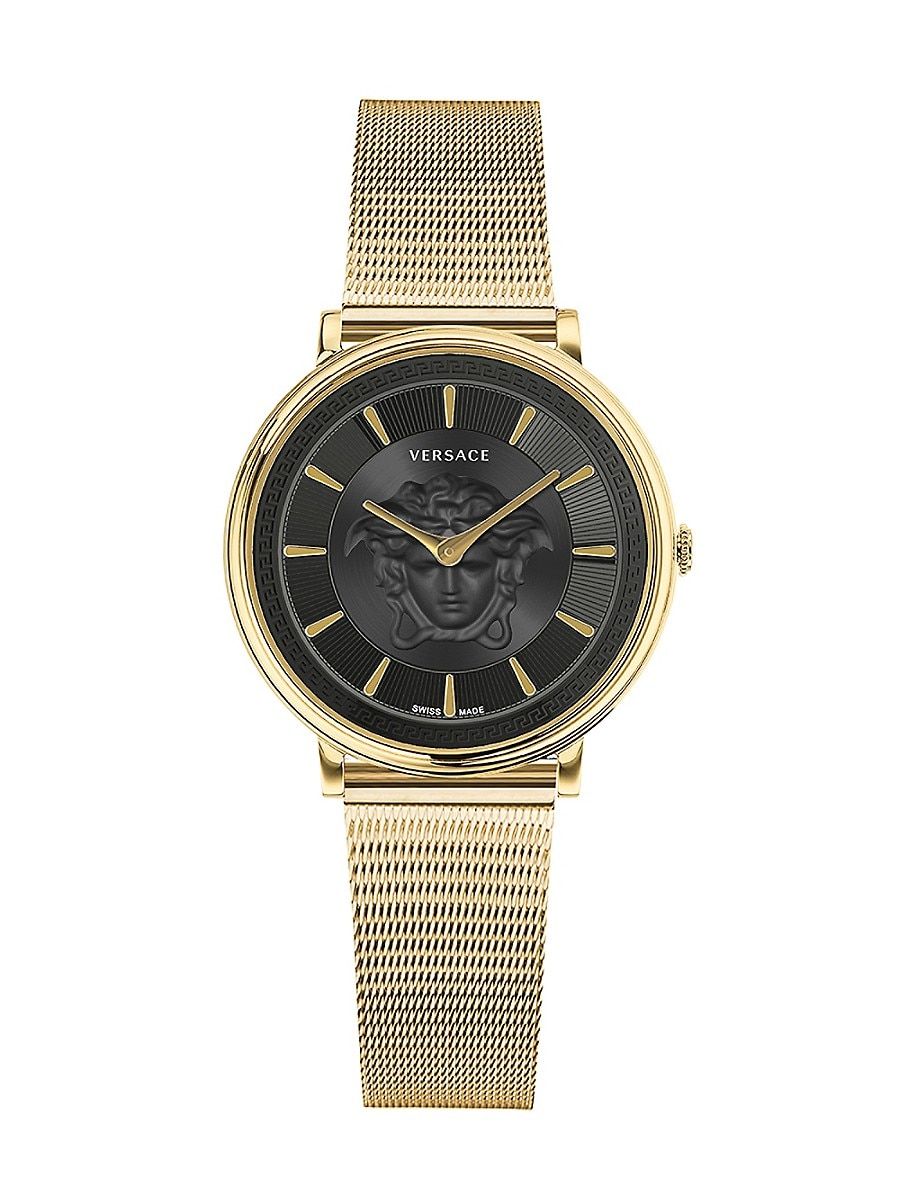 Versace Women's V-Circle Medusa Stainless Steel Analog Bracelet Watch | Saks Fifth Avenue OFF 5TH