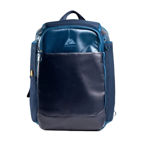 Ozark Trail 30L Unisex Coated Polyester Travel Backpack with Padded Laptop Sleeve and Luggage Pas... | Walmart (US)