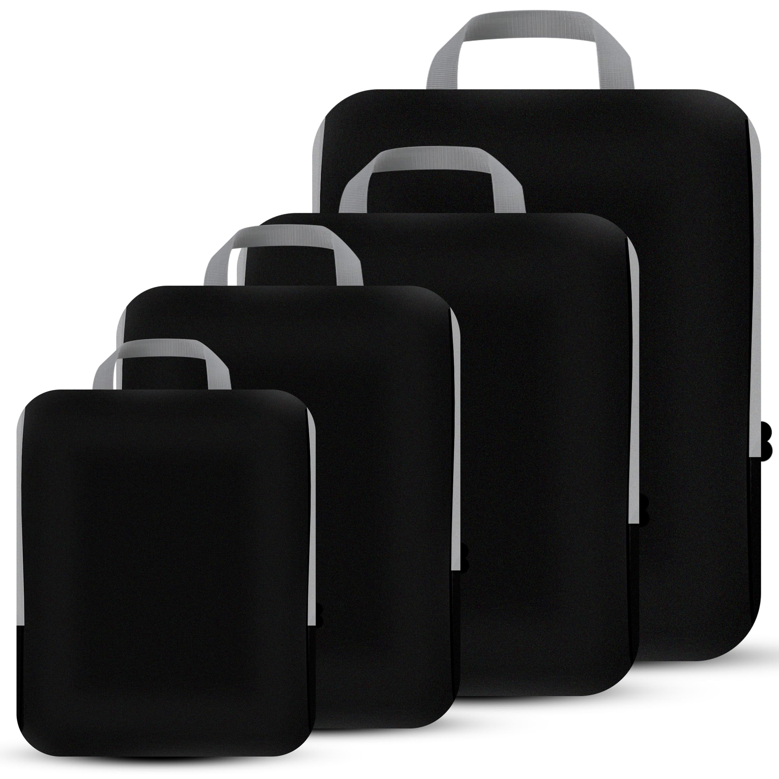 PANDA JOYS 4 Set Compression Packing Cubes Travel - Travel Accessories Expandable Packing Organiz... | Amazon (US)